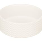 Trixie Voerbak / Drinkbak Wave Keramiek Wit