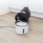 Trixie Drinkfontein Flower Kunststof Wit / Grijs