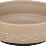 Trixie Be Nordic Voerbak Hond Keramiek / Rubber Taupe