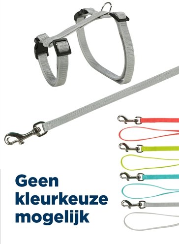 Trixie Tuig Met Riem Konijnen Assorti