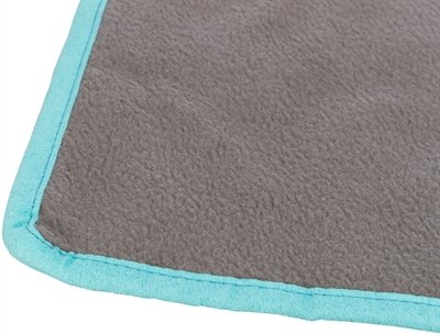 Trixie Fleece Deken Uitloopruimtes En Knaagdierkooi Grijs / Turquoise - Image 3