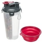Trixie Waterfles / Voerfles Inclusief Reisbak Kunststof / Silicone