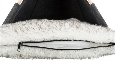 Trixie Kattenmand Tipi Vilt Antraciet - Image 6