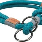 Trixie Halsband Hond Be Nordic Halfslip Petrol / Lichtgrijs