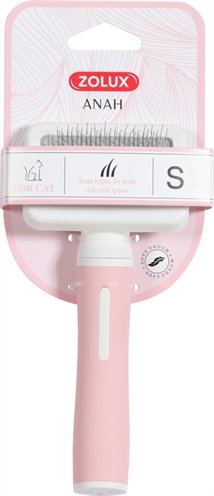 Zolux Anah Slickerborstel Roze / Wit
