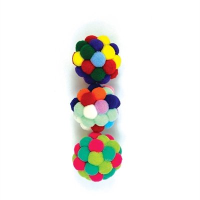 Happy Pet Tabby Patch Pom Pom Bal Assorti - Image 4