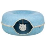 Trixie Speeldonut Vilt Blauw