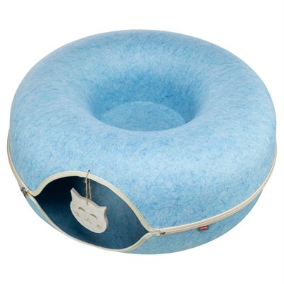 Trixie Speeldonut Vilt Blauw - Image 2