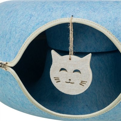 Trixie Speeldonut Vilt Blauw - Image 3