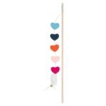 Trixie Kattenhengel Hartjes Met Catnip Vilt / Hout 48 Cm