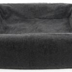 Bia Bed Fleece Hoes Hondenmand Grijs Bia-4 85X70X15 Cm