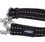 Rogz For Dogs Snake Halfslip Halsband Zwart 16 Mmx32-44 Cm