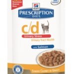 Hill's Prescription Diet Hill's Feline C/D Urinary Stress Zalm 12X85 Gr