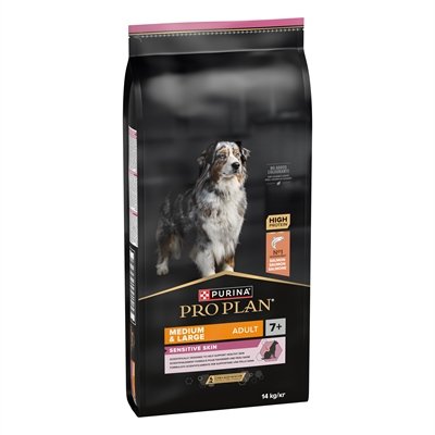 Pro Plan Dog Adult Medium / Large 7+ Sensitive Skin 14 Kg - Image 2