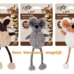 Afp Mouse Dangler Lamswol Met Catnip Assorti 16 Cm