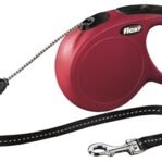 Flexi Rollijn Classic Cord Rood M 8 Mtr