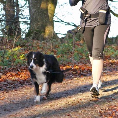 Trixie Heupriem Met Jogginglijn Zwart Riem 60-120 Cm Lijn 100-135 Cm - Image 2