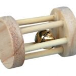 Trixie Speelrol Hout Met Bel 7X5 Cm