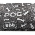 Martin Vetbed Dog Print Grijs / Wit Gerecycled 75X50 Cm