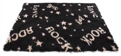 Martin Vetbed Rock Zwart / Beige Gerecycled 75X50 Cm