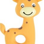 Zolux Puppyspeelgoed Latex Giraffe Oranje 7,5X3,5X10 Cm