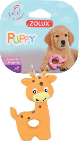 Zolux Puppyspeelgoed Latex Giraffe Oranje 7,5X3,5X10 Cm - Image 2