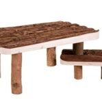 Trixie Natural Living Afdak / Ligplaats Met Opstapje 37X28X17 Cm