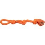 Trixie Werp Flostouw 3-Knoop Oranje 60 Cm