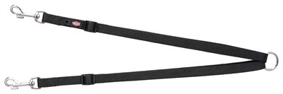 Trixie Hondenriem Premium Koppellijn Zwart 40-70X1,5 Cm