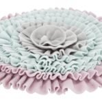 Trixie Junior Snuffelmat Zacht Roze / Mintgroen / Grijs 38X38 Cm