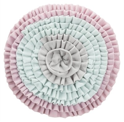 Trixie Junior Snuffelmat Zacht Roze / Mintgroen / Grijs 38X38 Cm - Image 2