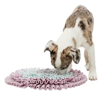 Trixie Junior Snuffelmat Zacht Roze / Mintgroen / Grijs 38X38 Cm - Image 6