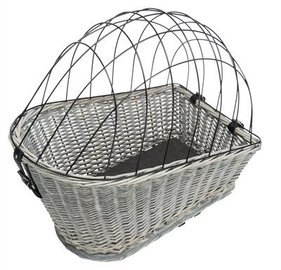 Trixie Fietsmand Bagagedrager Met Rooster Grijs 55X35X49 Cm - Image 2