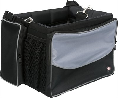 Trixie Fietsmand Voor Aan Stuur Nylon Zwart / Grijs 41X26X26 Cm - Image 3