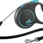 Flexi Rollijn Black Design Cord Blauw  M 5 Mtr Tot 20 Kg