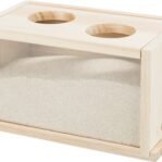 Trixie Zandbad Voor Muizen / Hamsters Hout 20X12X12 Cm