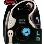 Flexi Rollijn New Comfort Tape Zwart L 8 Mtr