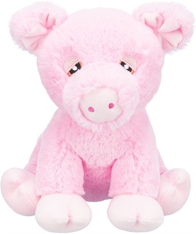 Trixie Be Eco Varkentje Edison Pluche Gerecycled Roze 24 Cm