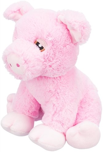Trixie Be Eco Varkentje Edison Pluche Gerecycled Roze 24 Cm - Image 2