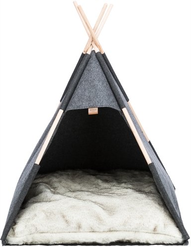 Trixie Schuilplaats Tipi Vilt Antraciet 70X70X70 Cm - Image 2