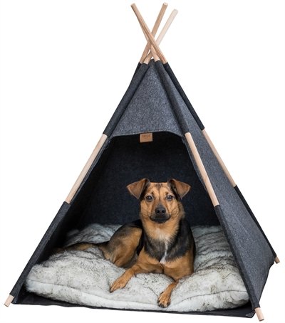 Trixie Schuilplaats Tipi Vilt Antraciet 70X70X70 Cm - Image 4