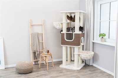 Trixie Krabpaal Xxl Humberto Creme / Donkerbruin 68X68X174 Cm - Image 5