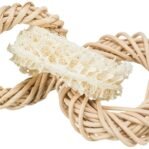 Trixie Luffaring Met Rotan-En Maïsblad Ring Naturel 13X13 Cm