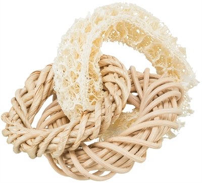Trixie Luffaring Met Rotan-En Maïsblad Ring Naturel 13X13 Cm - Image 2
