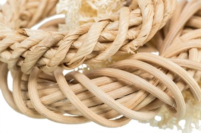 Trixie Luffaring Met Rotan-En Maïsblad Ring Naturel 13X13 Cm - Image 3