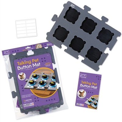 Hunger For Words Talking Pet Button Mat 47,X34,X2, Cm - Image 2