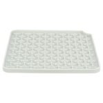 Trixie Lick'n'snack Mat Siliconen Lichtgrijs 20X20 Cm