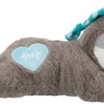 Trixie Pluche Luiaard Grijs Met Heartbeat Voor Puppy 34 Cm