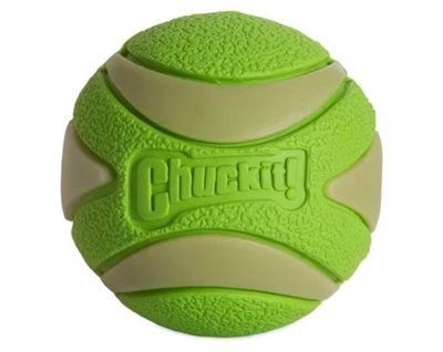 Chuckit Max Glow Ultra Squeekerbal Groen 6 Cm