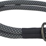 Trixie Halsband Hond Soft Half-Slip Zwart / Grijs 35X0,6 Cm